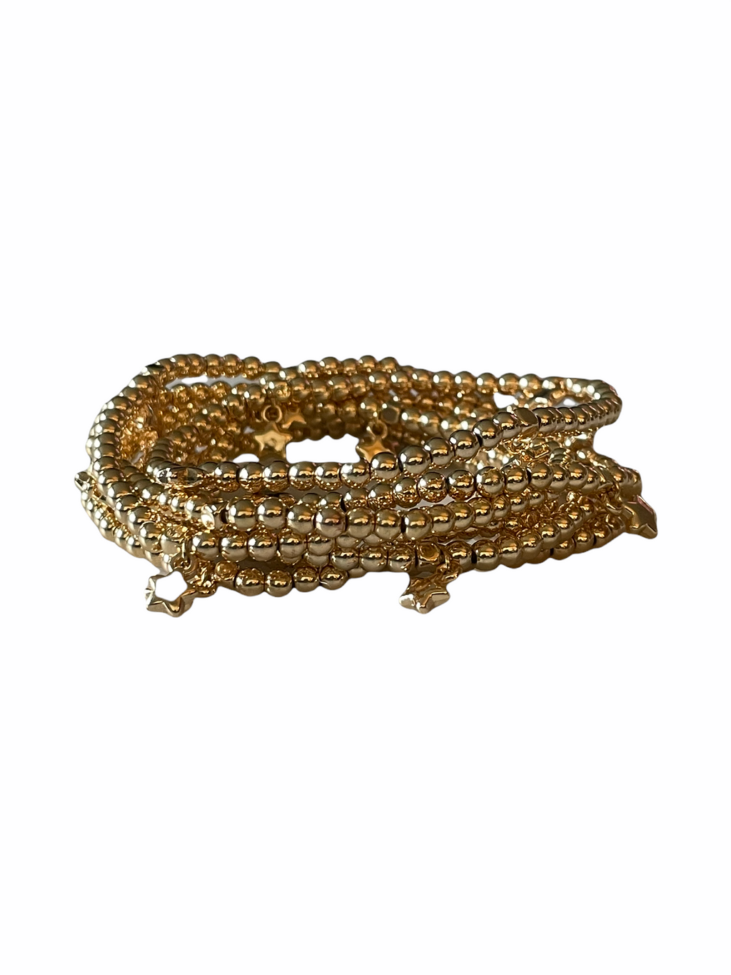 Starry Beads Stack-Gold