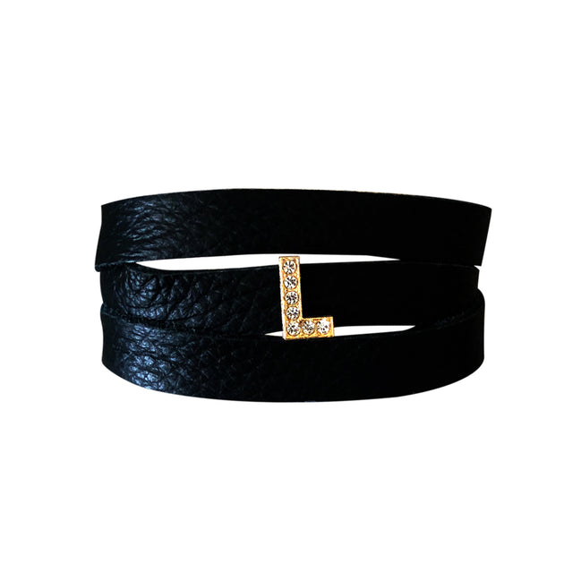 Add-A-Letter Wrap Initial Bracelet-1 Letter