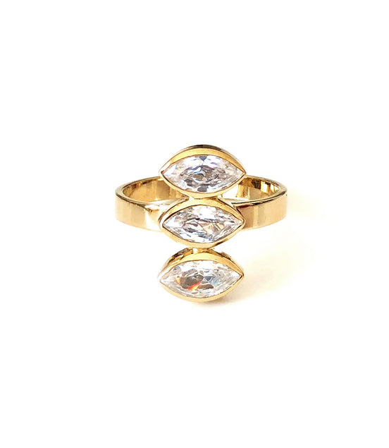 Aurelia Triple Ring