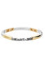 Mini Stretch Swirl Bangle-Gold/Silver