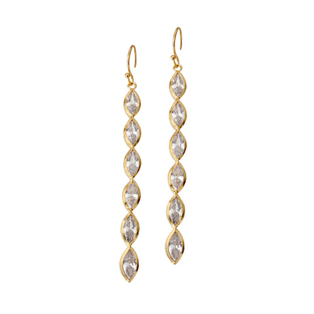 Aurelia 6 Stone Drop Earring