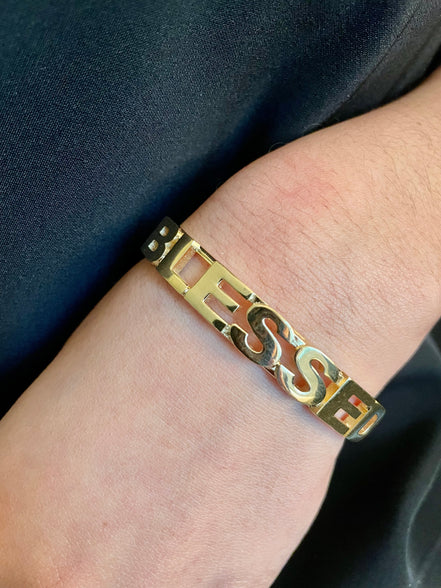 Inspirational Cuff-BLESSED