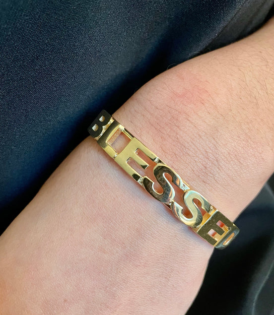 Inspirational Cuff-BLESSED