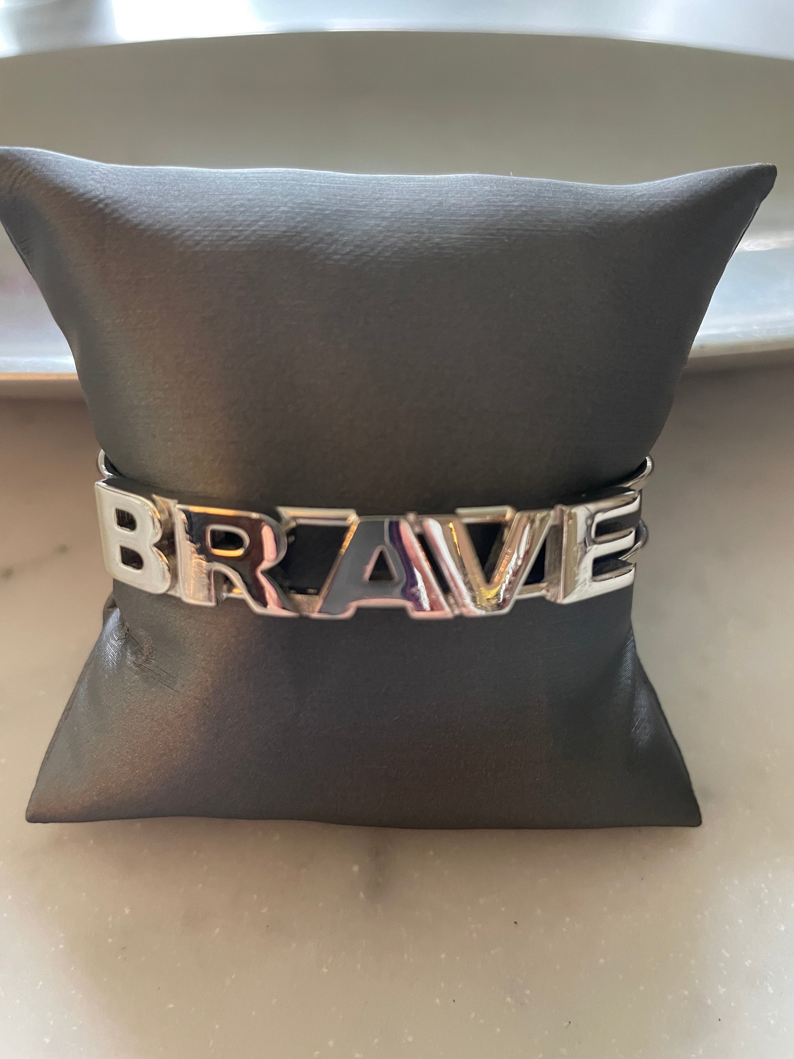 Inspirational Cuff-BRAVE
