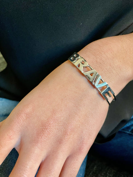 Inspirational Cuff-BRAVE