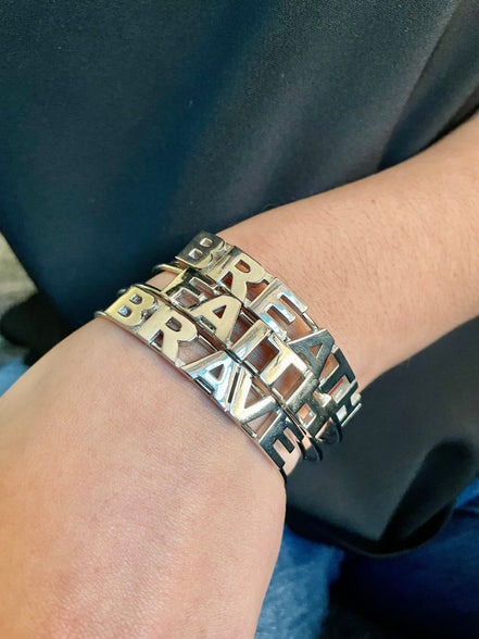 Inspirational Cuff-BRAVE