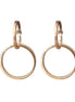 Chunk Double Hoop Earring