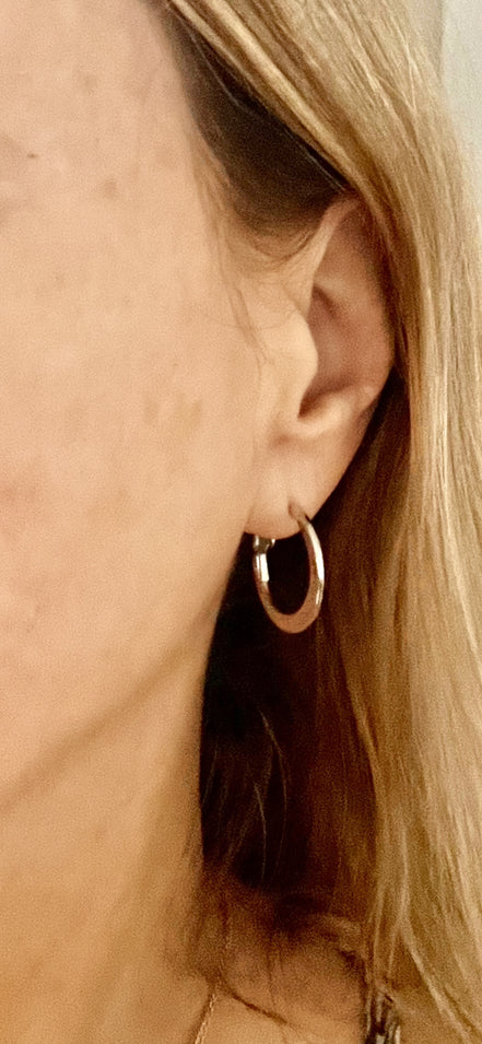 Multi Hoop Set-Rhodium