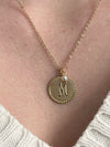Signature Initial Necklace with Pearl Drop