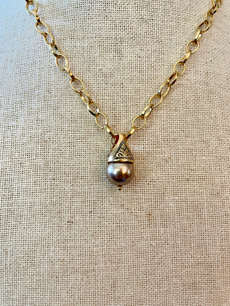 Marrakesh Pearl Drop Necklace