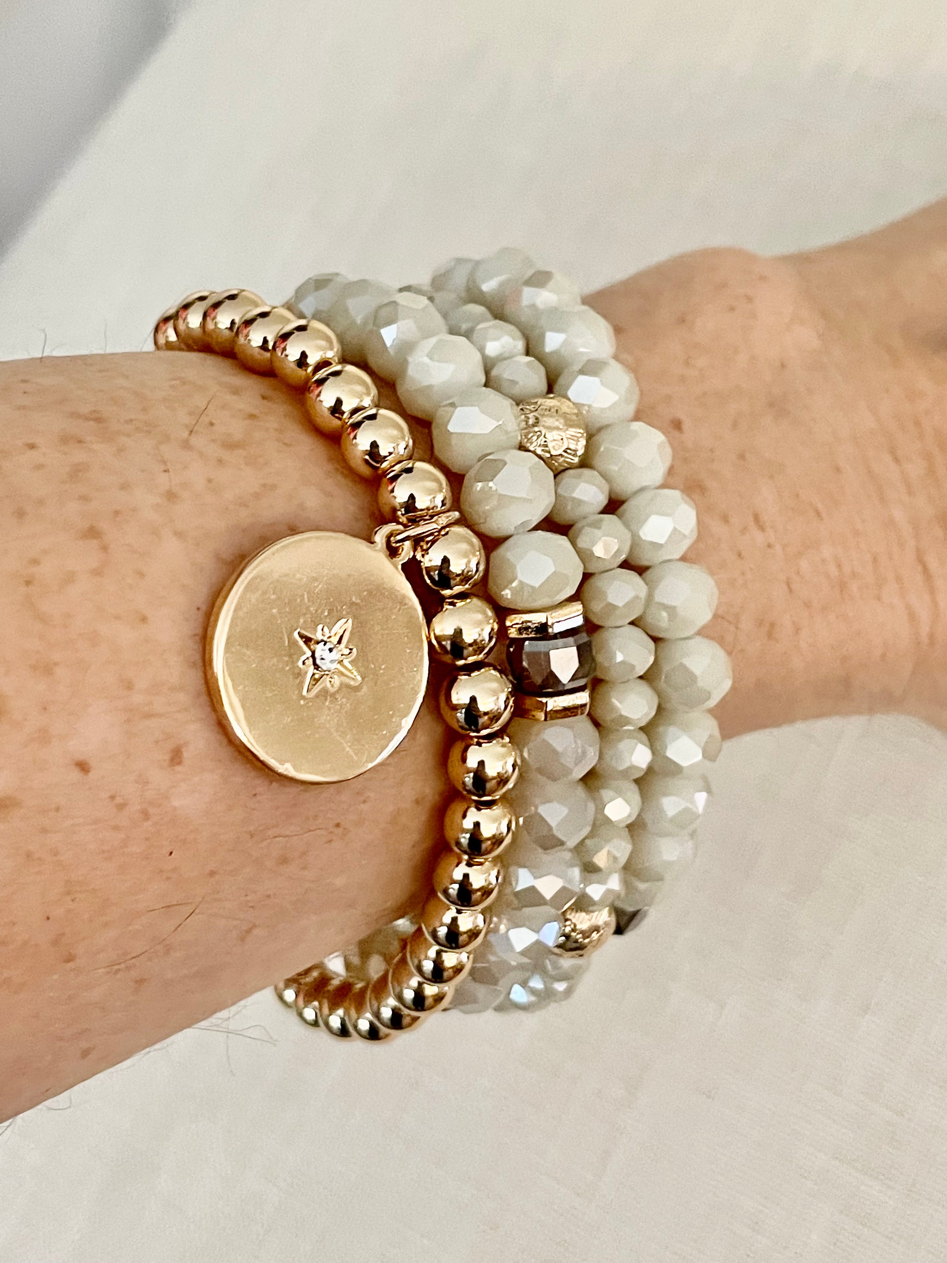 North Star Crystal Stack-Pale Green