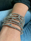 Starry Beads Stack-Silver