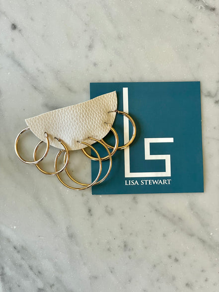 Classic Hoop Set-Gold