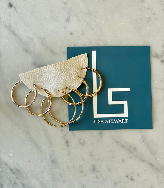 Classic Hoop Set-Gold