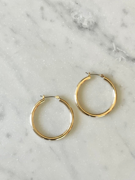 Classic Hoop Set-Gold