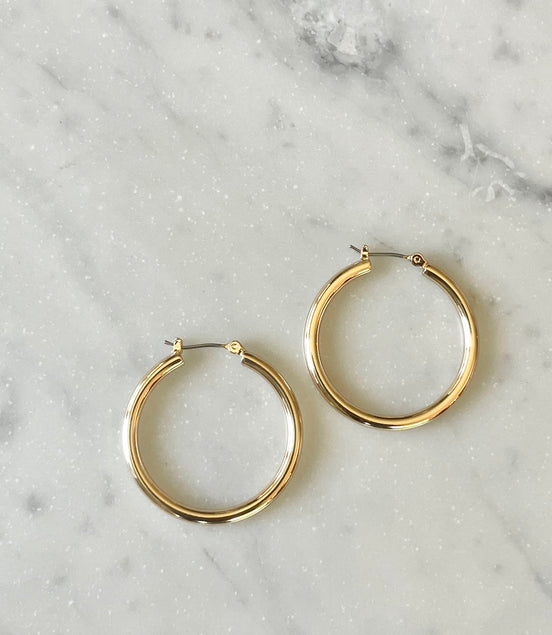 Classic Hoop Set-Gold