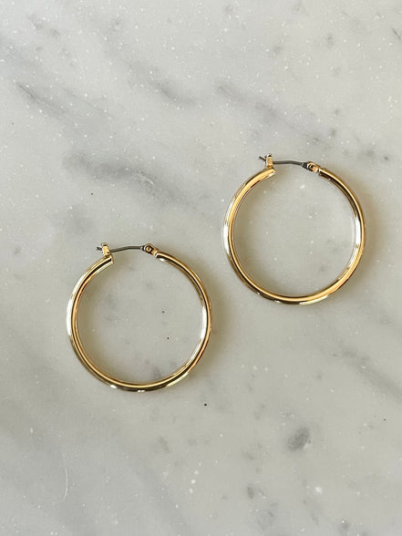 Classic Hoop Set-Gold