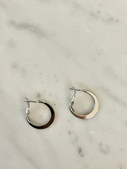 Multi Hoop Set-Rhodium