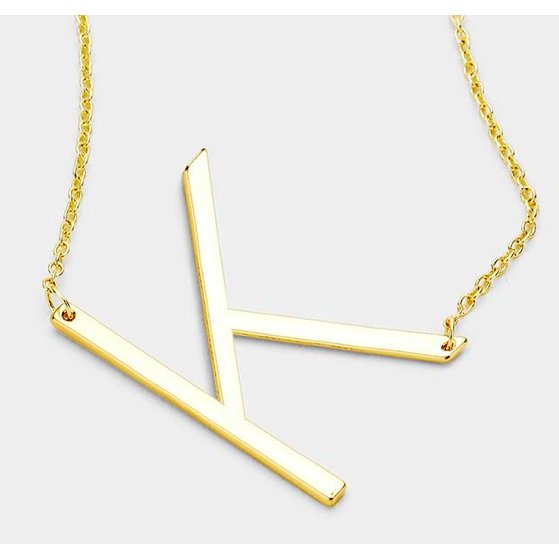 Large Diagonal 'E' Necklace – Reis-Nichols Jewelers