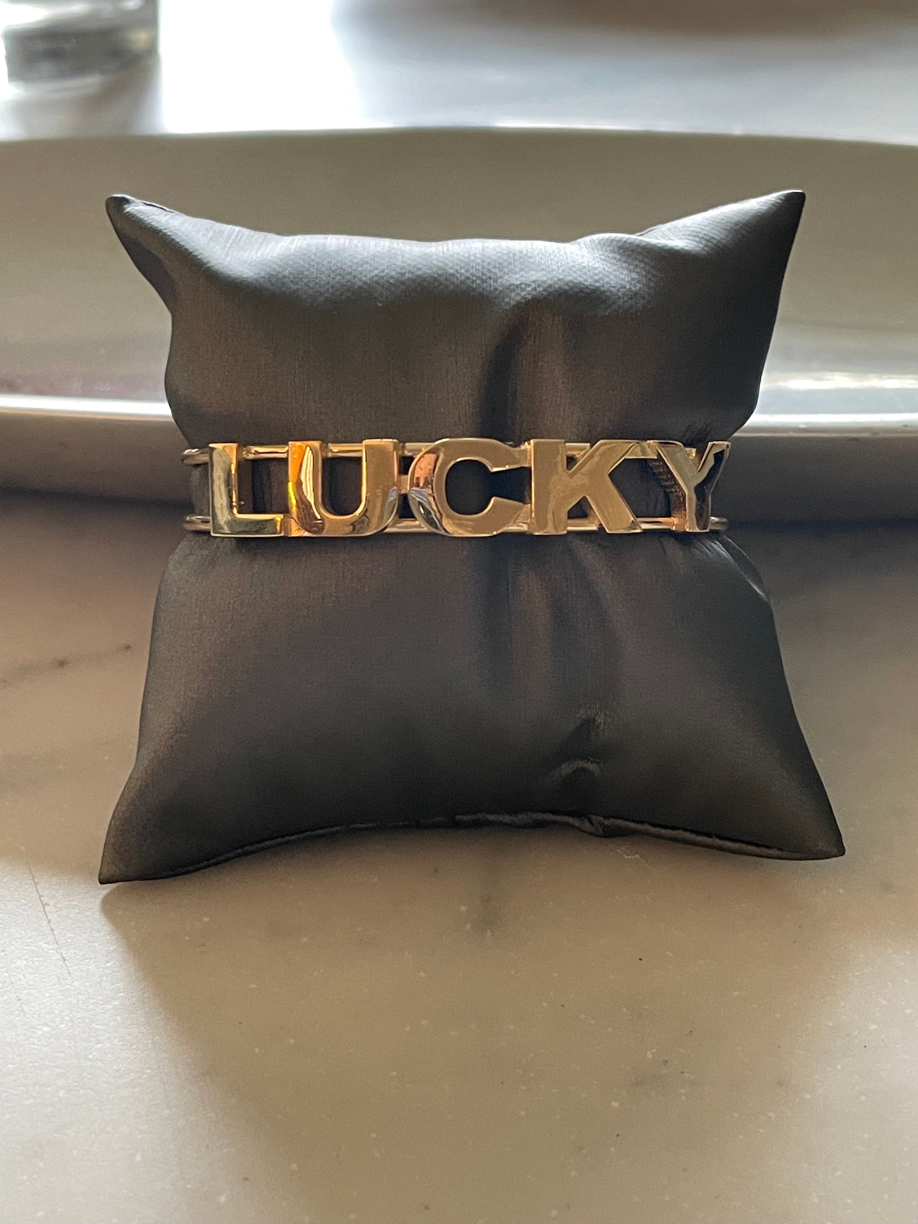 Inspirational Cuff-LUCKY
