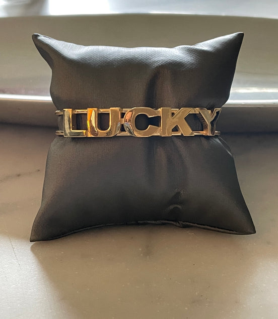 Inspirational Cuff-LUCKY