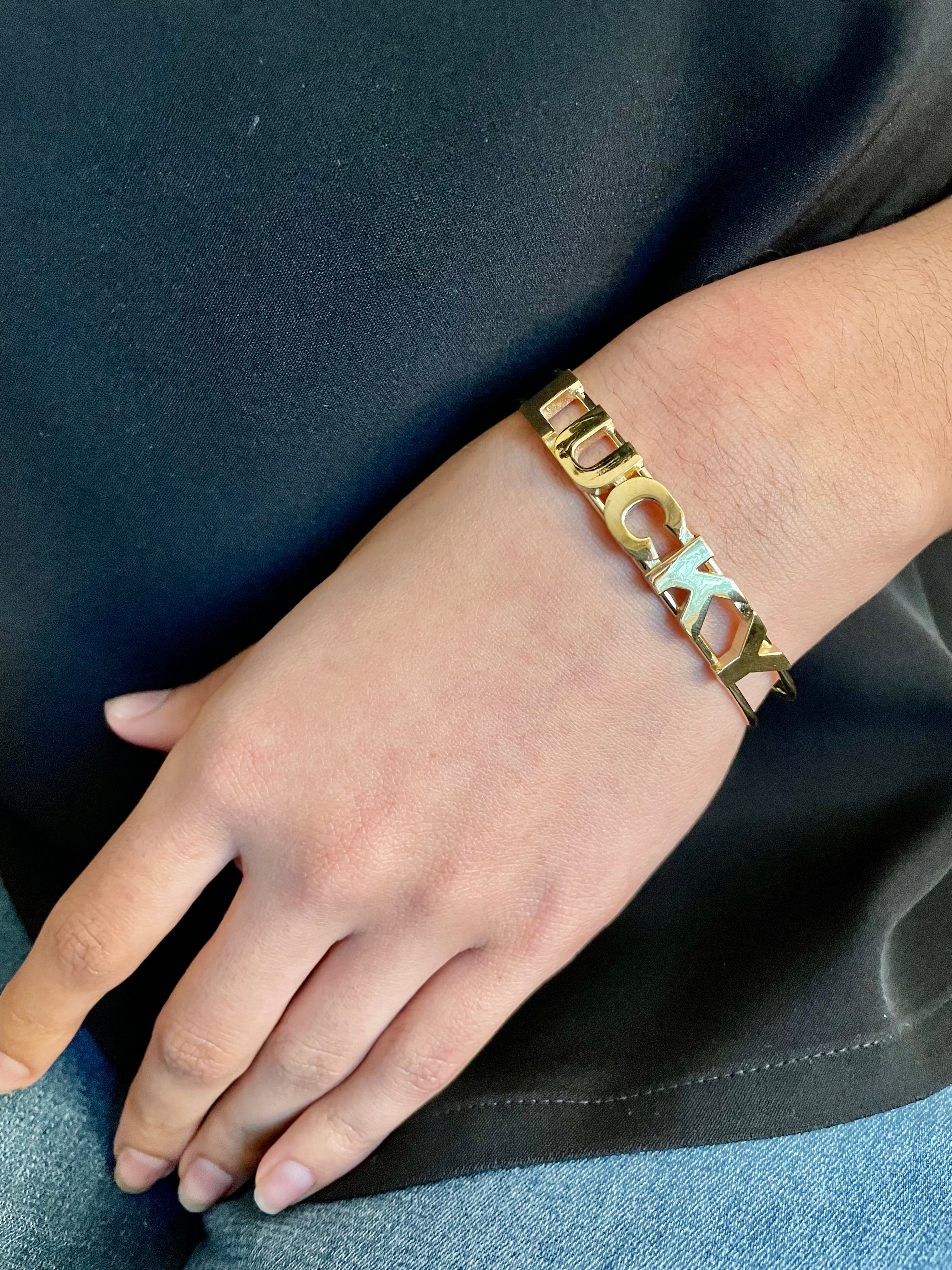 Inspirational Cuff-LUCKY