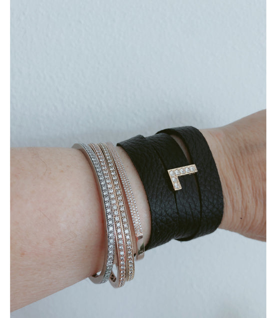 Add-A-Letter Wrap Initial Bracelet-1 Letter