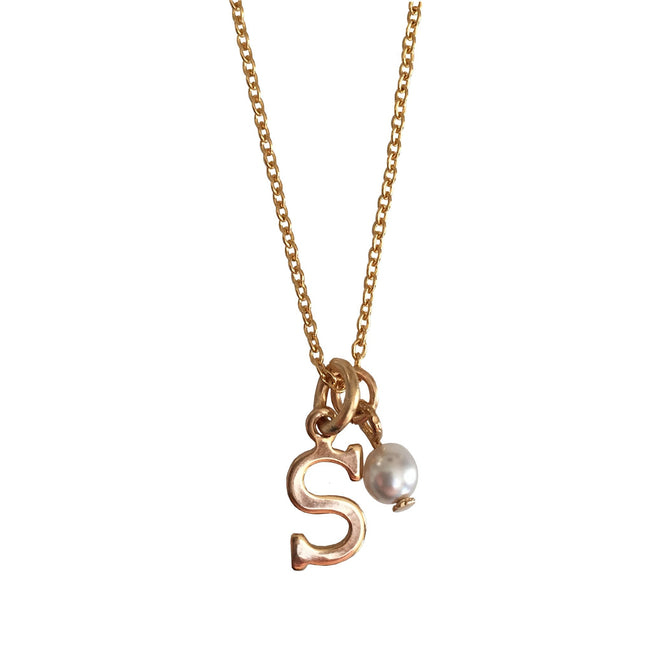Lisette Necklace With Pearl Drop