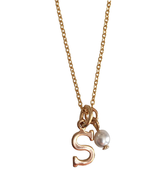 Lisette Necklace With Pearl Drop