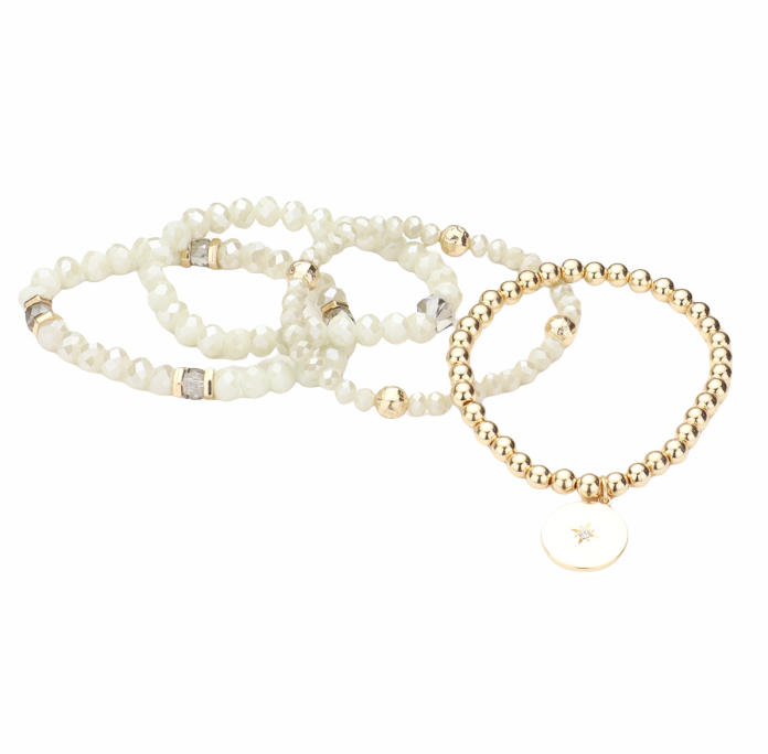 North Star Crystal Stack-Pale Green