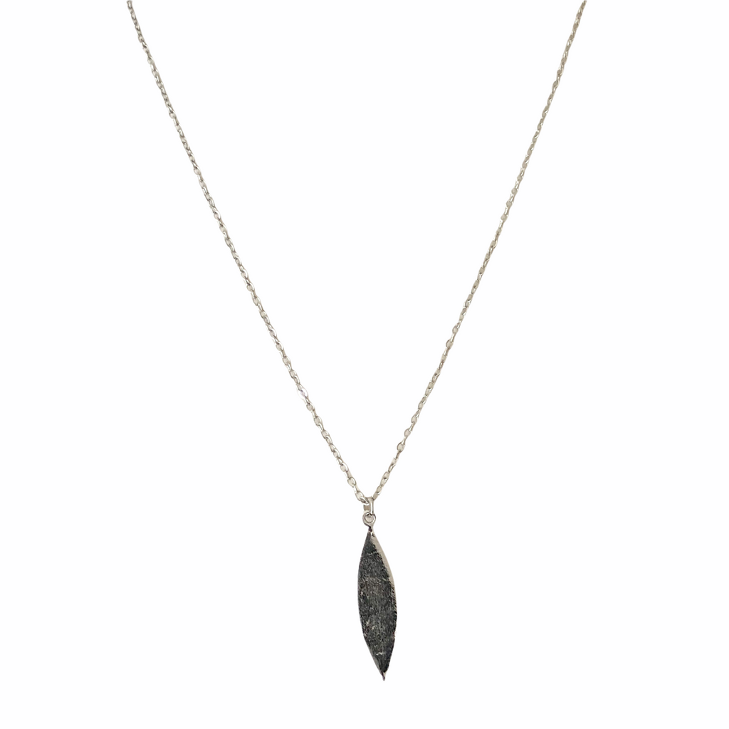 Sample Sale! Brushed Marquis Pendant