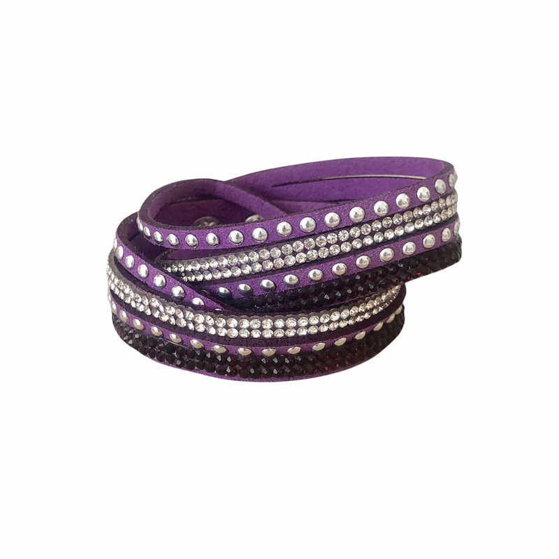 Sample Sale! Purple Wrap Bracelet