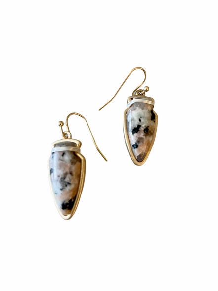 Arrowhead Store Earring-Ivory Fleck