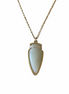 Arrowhead Stone Necklace-Mint