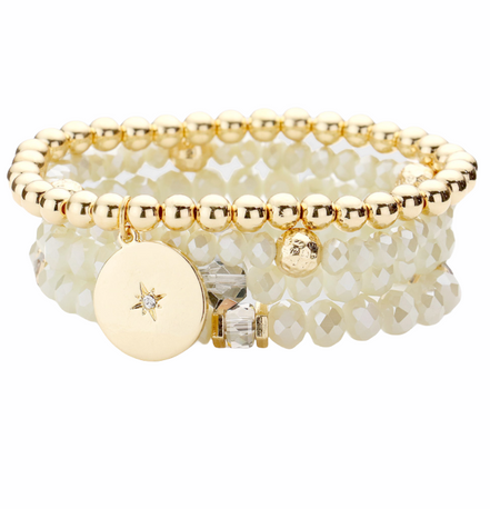 North Star Crystal Stack-Pale Green