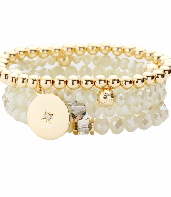 North Star Crystal Stack-Pale Green