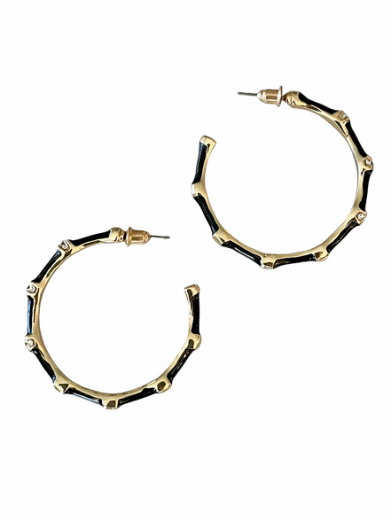 Enamel Hoop-Black