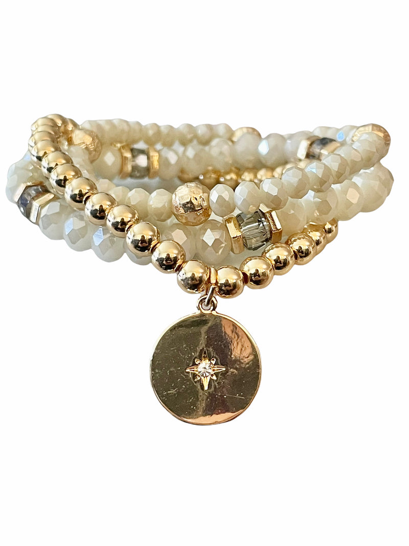 North Star Crystal Stack-Pale Green