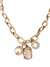 Chunky Pearl Cluster Necklace