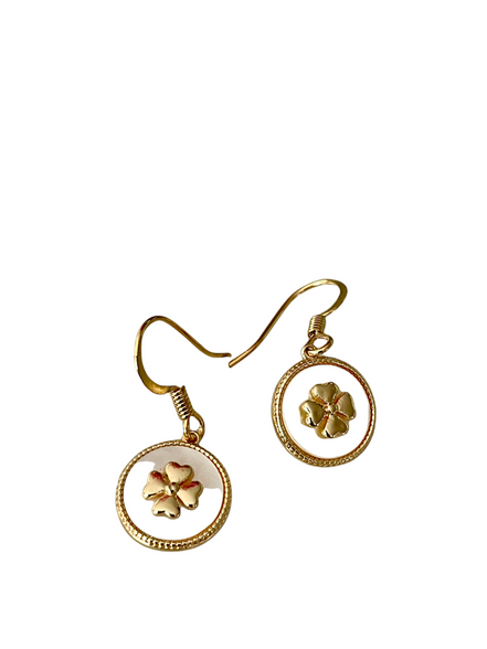 Clover/Mother of Pearl Earrings