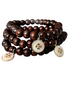 Clover/Mother of Pearl Prayer Bead Bracelet