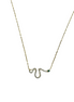 Serpent CZ Necklace