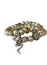 Gunmetal Bracelet Set with Serpent
