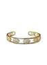 Evil Eye Cuff with Crystals