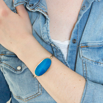 Mediterranean Blue Cuff