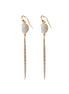 Ibiza Pearl and Gold Crystal Earring