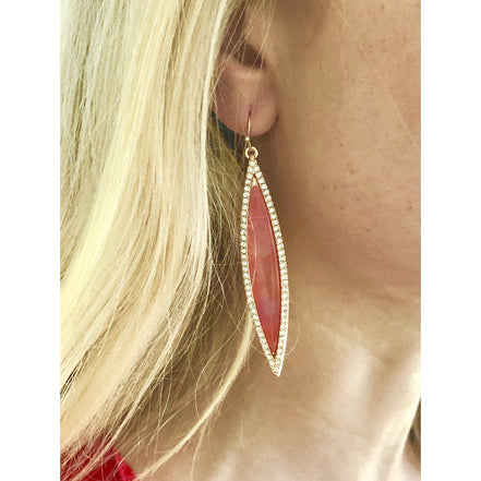 Suranne Marquis Coral Shimmer Earring