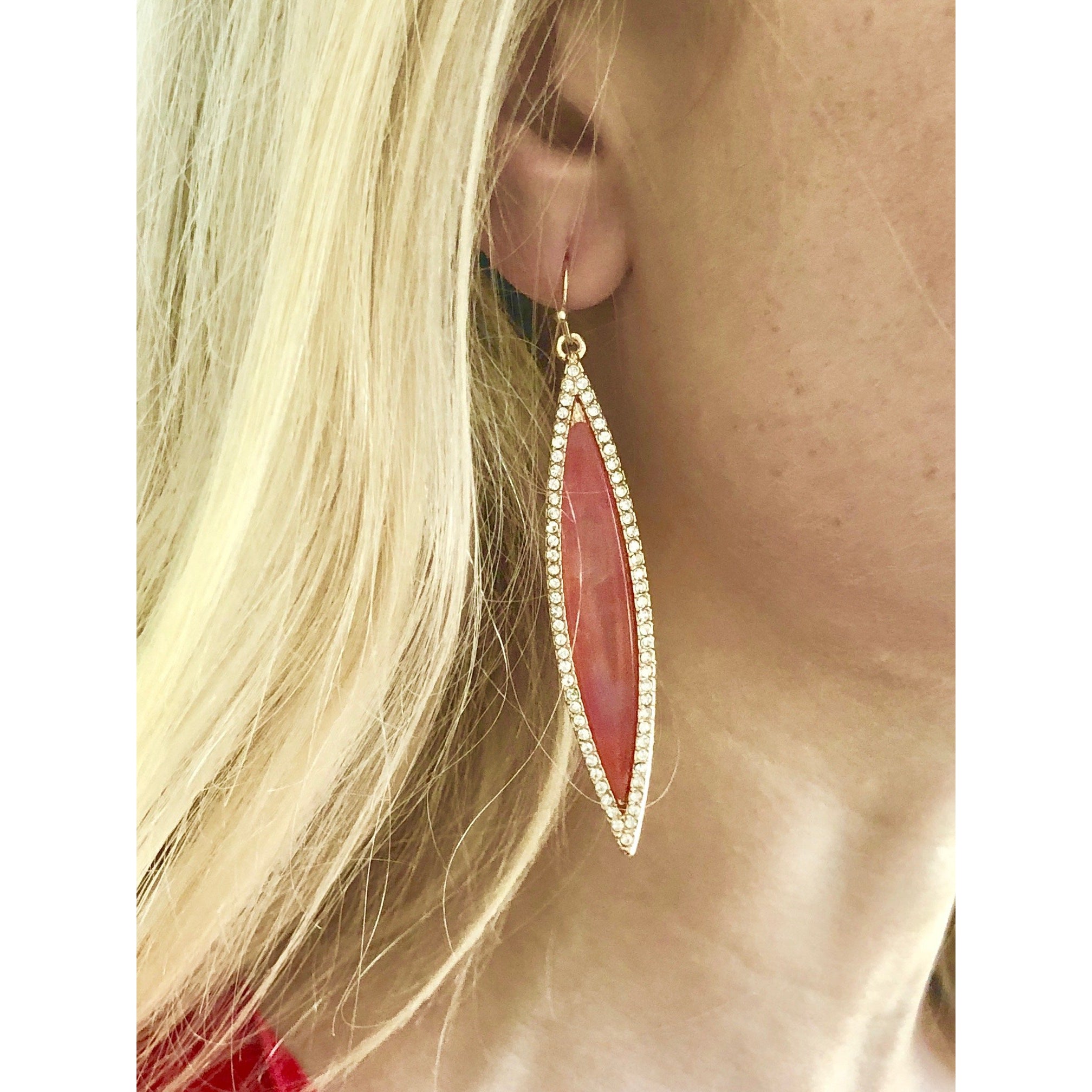Suranne Marquis Coral Shimmer Earring