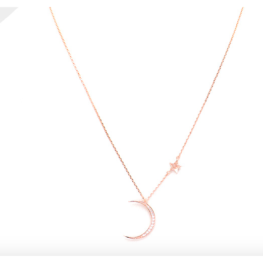 Delicate Crescent Moon Necklace