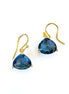 Everyday Crystal Earring Navy/Gold